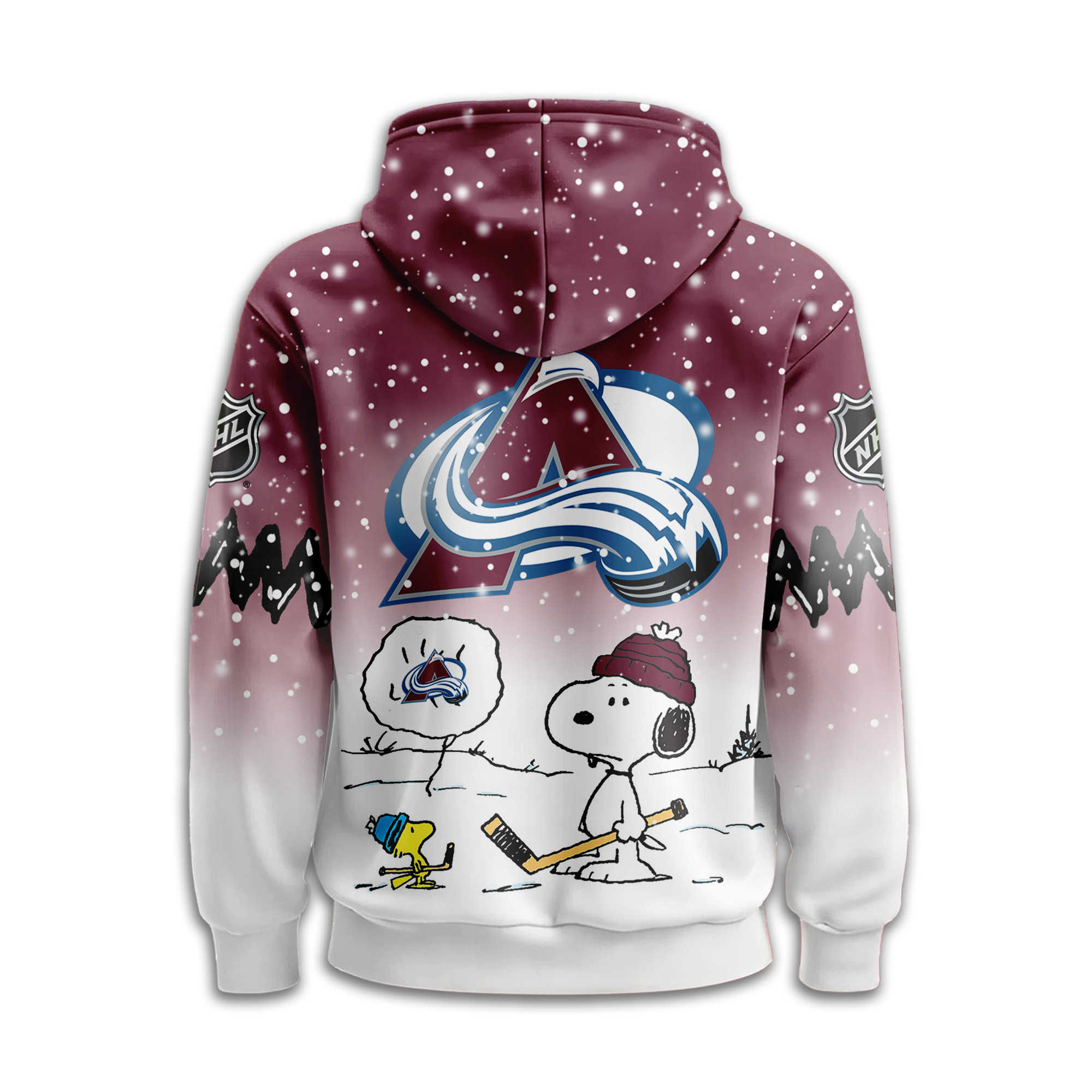 Colorado Avalanche | Premium NHL Peanuts Hoodie - Image 3