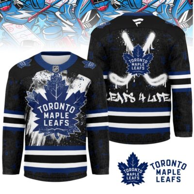 Toronto Maple Leafs | Premium NHL Graffiti My Team 4 Life Hockey Jersey