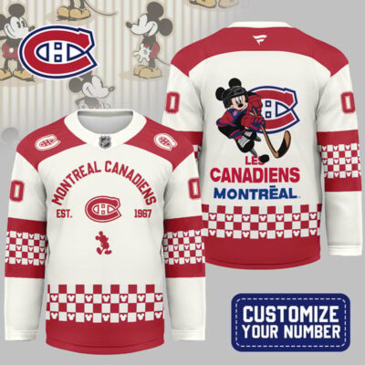 Montreal Canadiens | Premium NHL Disney Game Day Hockey Jersey