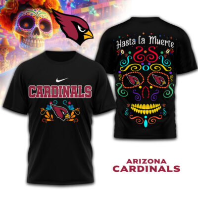 Arizona Cardinals | Premium NFL Day of the Dead 3D Shirt TD