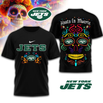 New York Jets | Premium NFL Day of the Dead 3D Shirt TD