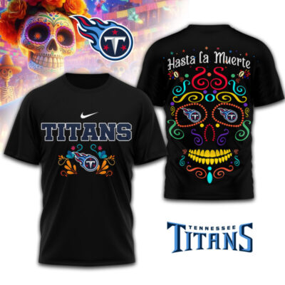 Tennessee Titans | Premium NFL Day of the Dead 3D Shirt TD