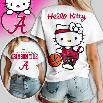 Alabama Crimson Tide | Premium NCAA Hello Kitty Basketball Women Shirt