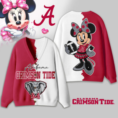 Alabama Crimson Tide | Premium NCAA Minnie Mouse Cardigan