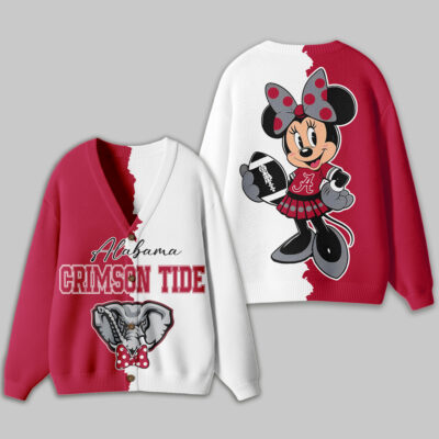 Alternative view of Alabama Crimson Tide | Premium NCAA Minnie Mouse Cardigan