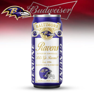 Baltimore Ravens | Premium NFL Budweiser Can Tumbler
