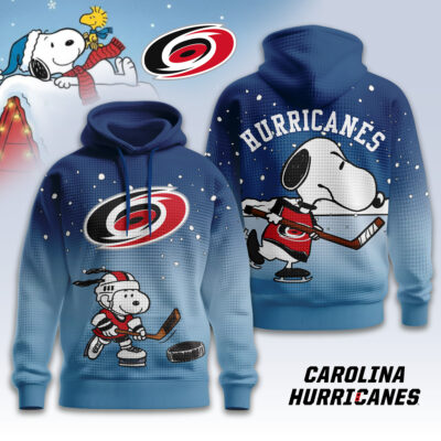 Carolina Hurricanes | Premium NHL Snoopy Hockey 3D Waffle Hoodie TD