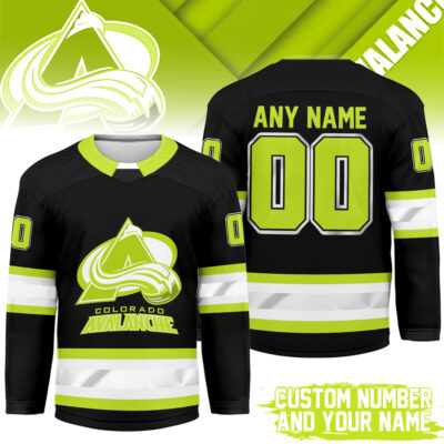 Colorado Avalanche | Premium NHL Hi-Vis Hockey Spirit Custom Name and Number Jersey