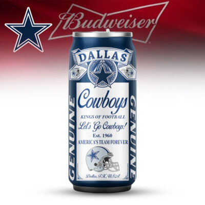 Dallas Cowboys | Premium NFL Budweiser Can Tumbler