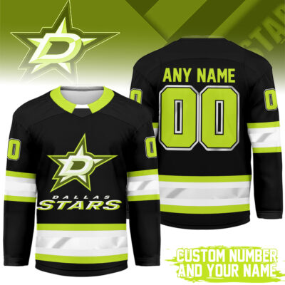 Dallas Stars | Premium NHL Hi-Vis Hockey Spirit Custom Name and Number Jersey