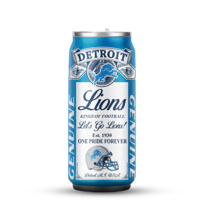 Alternative view of Detroit Lions | Premium NFL Budweiser Can Tumbler