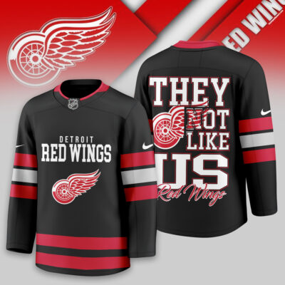 Alternative view of Detroit Red Wings | Premium NHL They Not Like Us Hockey Jersey