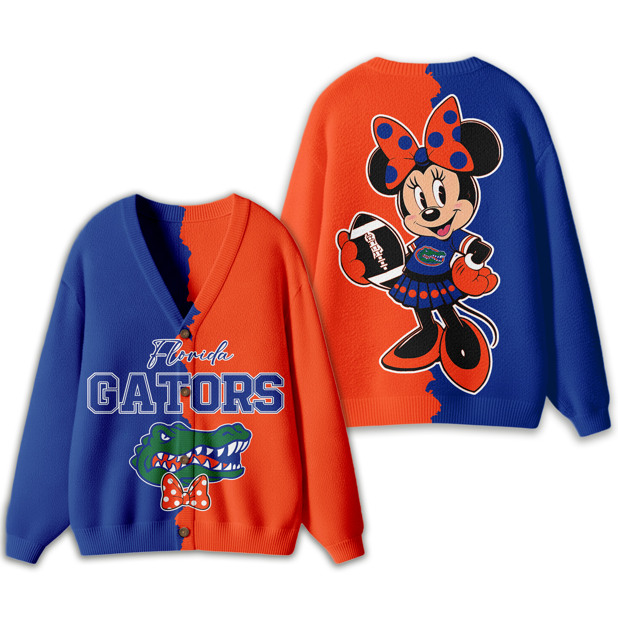Florida Gators | Premium NCAA Minnie Mouse Cardigan - Image 2