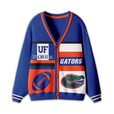 Alternative view of Florida Gators | Premium NCAA Game Day Striped Knit Cardigan