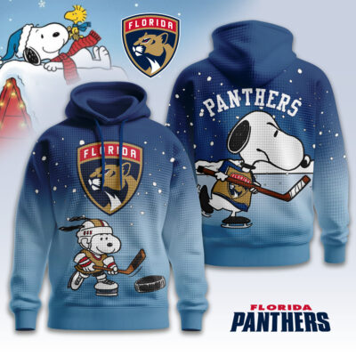 Florida Panthers | Premium NHL Snoopy Hockey 3D Waffle Hoodie TD
