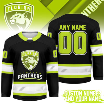 Florida Panthers | Premium NHL Hi-Vis Hockey Spirit Custom Name and Number Jersey