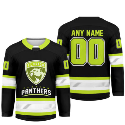 Alternative view of Florida Panthers | Premium NHL Hi-Vis Hockey Spirit Custom Name and Number Jersey