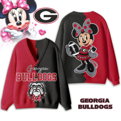 Georgia Bulldogs | Premium NCAA Minnie Mouse Cardigan