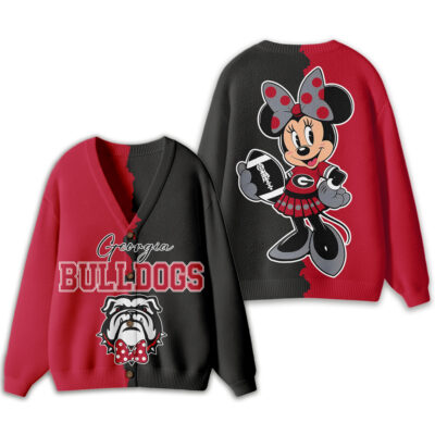 Alternative view of Georgia Bulldogs | Premium NCAA Minnie Mouse Cardigan