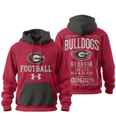 Alternative view of Georgia Bulldogs | Premium NCAA College Football Under Amour Hoodie