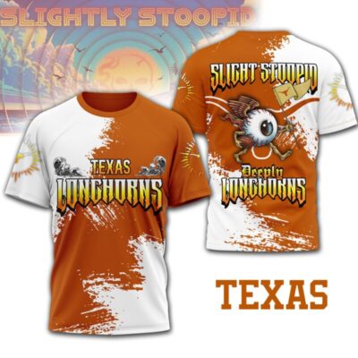 Texas Longhorns | Premium NCAA Slightly Stoopid 3D T-shirt