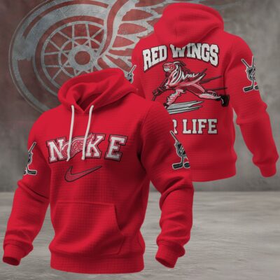 Detroit Red Wings | Premium NHL For Life Waffle Hoodie