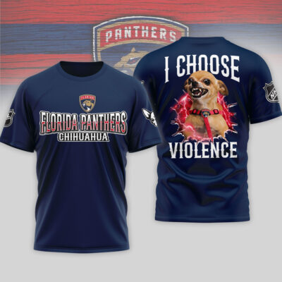 Florida Panthers | Premium NHL Chihuahua Violent 3D T-Shirt