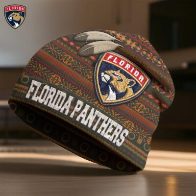 Florida Panthers | Premium NHL Feathered Beanie Hat