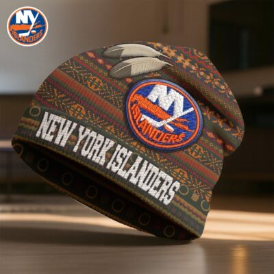 New York Islanders | Premium NHL Feathered Beanie Hat