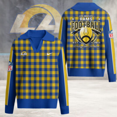 Los Angeles Rams | Premium NFL Heritage And Tradition Classic Knit Pullover
