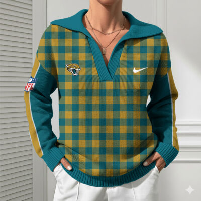 Alternative view of Jacksonville Jaguars | Premium NFL Heritage And Tradition Classic Knit Pullover