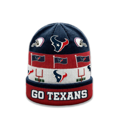 Alternative view of Houston Texans | Premium NFL Game Day Fan Beanie Beanie Hat