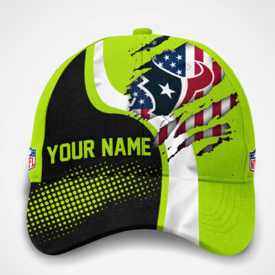Alternative view of Houston Texans | Premium NFL Hi-Vis Safety Cap TD