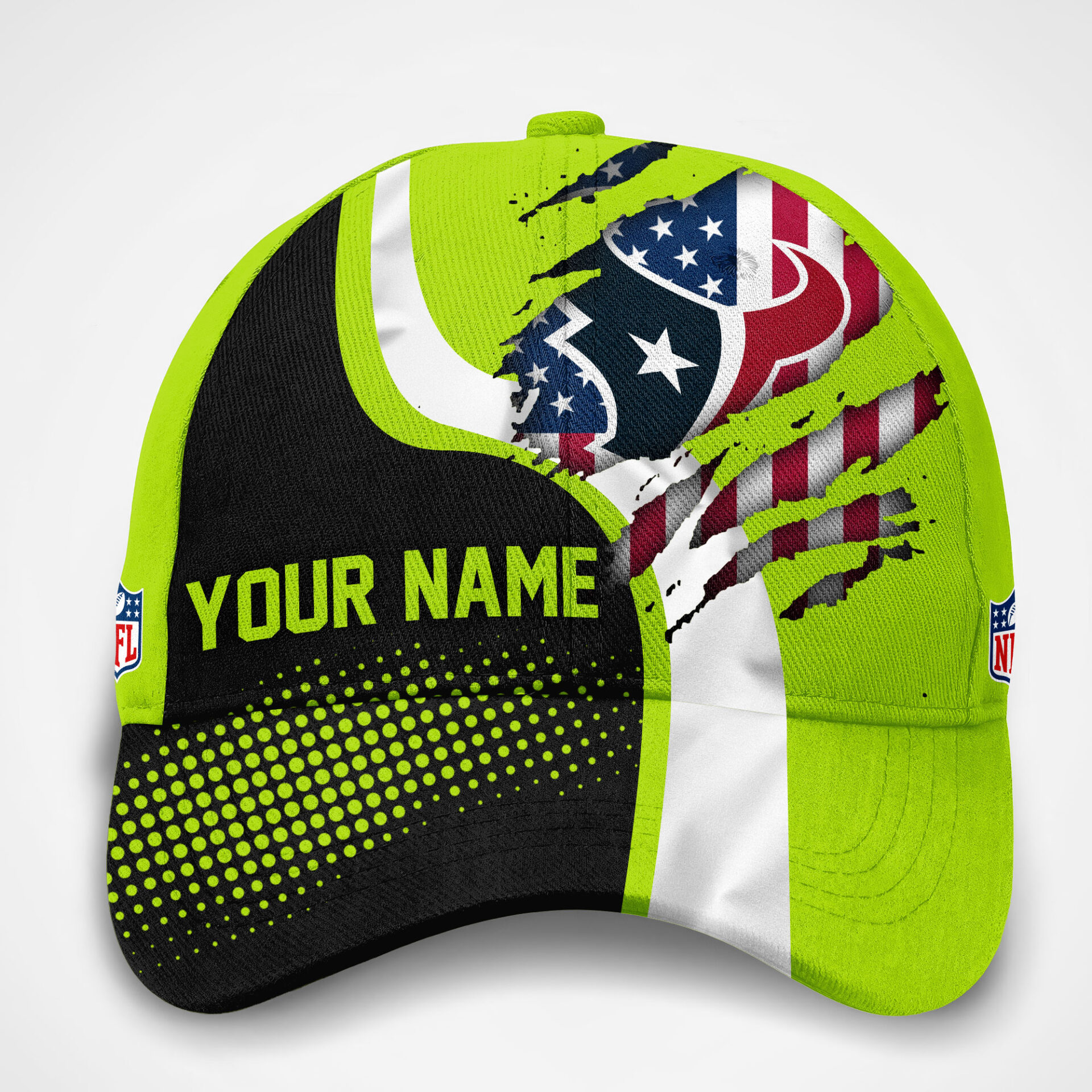 Houston Texans | Premium NFL Hi-Vis Safety Cap TD - Image 2
