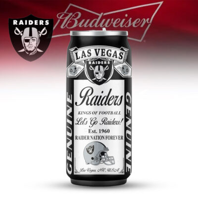 Las Vegas Raiders | Premium NFL Budweiser Can Tumbler