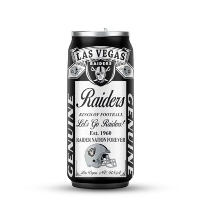 Alternative view of Las Vegas Raiders | Premium NFL Budweiser Can Tumbler