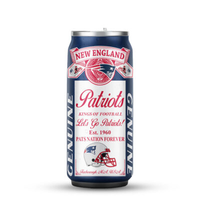 Alternative view of New England Patriots | Premium NFL Budweiser Can Tumbler