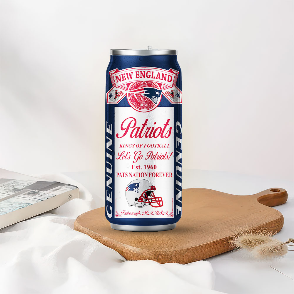 New England Patriots | Premium NFL Budweiser Can Tumbler - Image 3