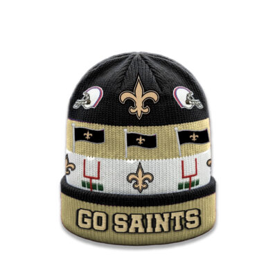 Alternative view of New Orleans Saints | Premium NFL Game Day Fan Beanie Beanie Hat