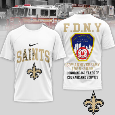 New Orleans Saints | Premium NFL F.N.D.Y 160th Anniversary 3D Shirt TD