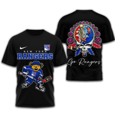 Alternative view of New York Rangers | Premium NHL Deadhead 3D Shirt