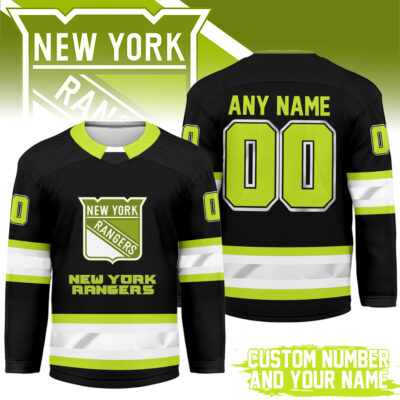 New York Rangers | Premium NHL Hi-Vis Hockey Spirit Custom Name and Number Jersey