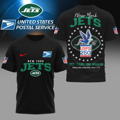 New York Jets | Premium NFL United States Postal Service 250th Anniversary 3D Shirt HI