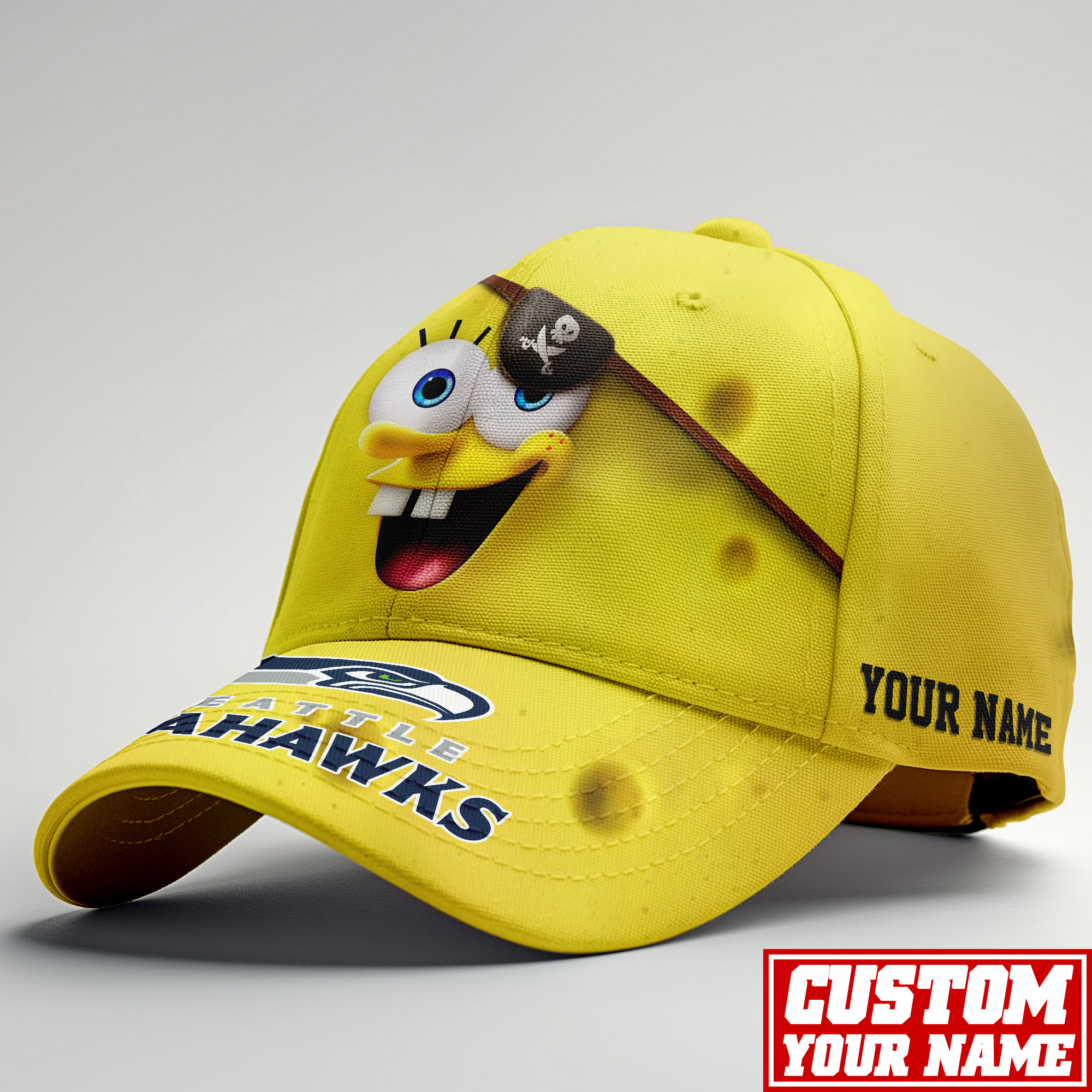 Seattle Seahawks | Premium NFL Spongebob Classic Cap NP - Image 2