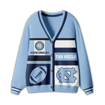 Alternative view of North Carolina Tar Heels | Premium NCAA Game Day Striped Knit Cardigan