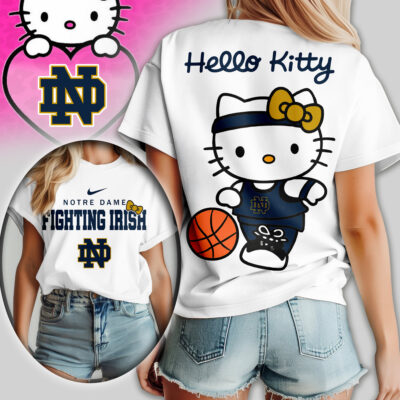 Notre Dame Fighting Irish | Premium NCAA Hello Kitty Basketball Women Shirt