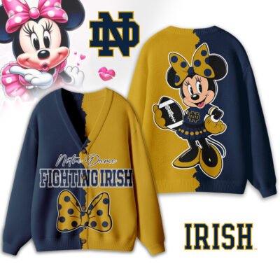 Notre Dame Fighting Irish | Premium NCAA Minnie Mouse Cardigan