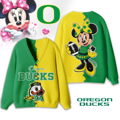 Oregon Ducks | Premium NCAA Minnie Mouse Cardigan