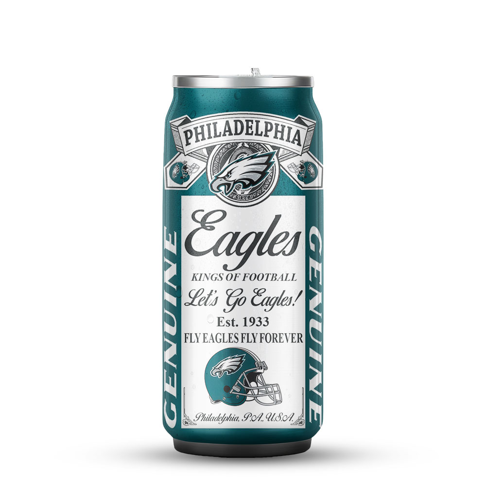 Philadelphia Eagles | Premium NFL Budweiser Can Tumbler - Image 2