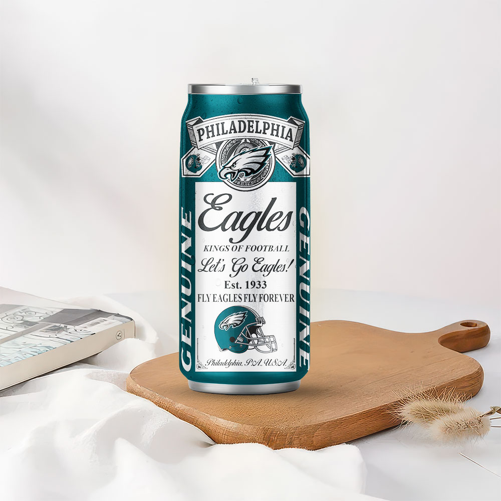 Philadelphia Eagles | Premium NFL Budweiser Can Tumbler - Image 3